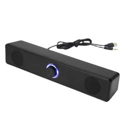 Soundbar TV:lle Kotipöytätietokoneet Bluetooth-yhteensopiva kaiutin RGB-pelikaiutin Stereokaiutin kannettaville tietokoneille Bluetoothin avulla