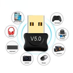 Usb Bluetooth 5.0-adapter til Bluetooth-sender til computerreceptor
