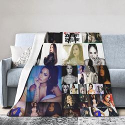 Kerota IO349 fleecepeitto sohvaretkeilyyn, erittäin pehmeä kevyt kodikas ylellinen flanellisängyn peitto, Demi Hayley Lovato pörröinen muhkea sohva...