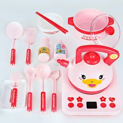 Fantasia Play House Køkken Legetøj Simulation Service Baby Opvaskemaskine Sæt Børn 14 pieces