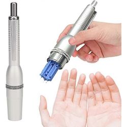 Turvallisuus steriili akupunktio- ja kuppauslansetti kolmen neulan kynällä kotikäyttöön - hopea