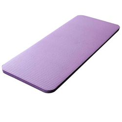 Shlmv 15mm tykk Yoga Mat Comcompatiblet Skum Knee Elbow Pad Mats Kompatibel Øvelse Yoga Pilates Innendørs Pads Fitness lilla