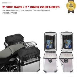 Uudet päällyslaukut R1250GS R1200GS LC R 1200GS LC R1250GS Adventure ADV F750GS F850GS Top Box -laukkuihin Top Bag Laukku Matkatavaralaukut 2 verkk...