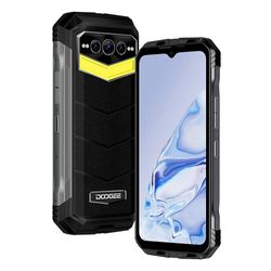 DOOGEE S100 Pro 22000mAh batteri 12GB 256GB Helio G99 6.58 tommer FHD-skærm Camping Light 4G Sort