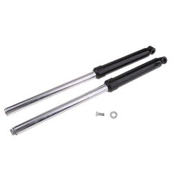 2 kpl etuhaarukat iskut ripustusputket jalat Suzuki JR50 JR 50 Musta as described