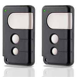 2kpl autotallin ovenavaajan kaukosäädin MotorLift TX4RUNI, TX2REV, 84335EML, 94333E, 433.92MHz Black