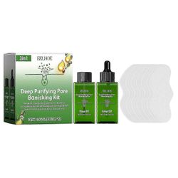 unbrand Deep Purifying Pore Banishing Kit, Huokosten Ohennus Ja Mustapäiden Poistoaine Kosteuttava Essence