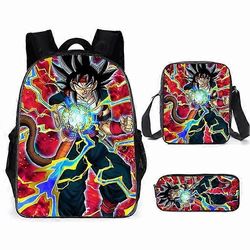 Ssyy Muoti Lapset Lasten Koululaukut sarjat Söpö Sarjakuva Anime 3kpl Setti Opiskelijareppu Teini-ikäiset Poikien laukku Mochila Reppu kuvana