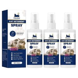 Kissankarkotinsuihke, ei pureskelusuihketta, naarmuuntumista estävä suihke kissoille ja kissanpennuille, turvallinen sisä- ja ulkokarkotin huonekal...