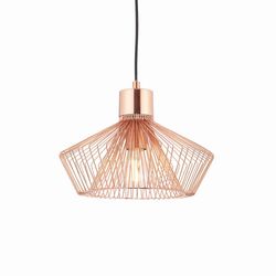 Endon Collection Lighting Kimberley 1 Lys vedhæng kobberplade, E27