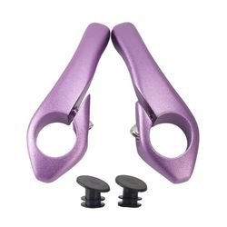 2x maastopyörän ohjaustangon päiden korjaus 22,2 mm: n polkupyörätangon päät maantiepyörälle musta Violetti 9.5cmx3.4cm