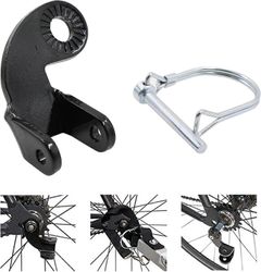 Pyörän perävaunun vetokoukku perävaunun kytkin - 1-osainen 135 asteen vetokoukku hakatapilla, lapsille koiran pään vetäminen, polkupyörän liittimen...