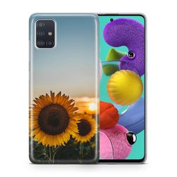 König Taske Mobiltelefonbeskytter til Samsung Galaxy A10 Case Cover Taske Kofanger Cases TPU Ny Solsikker