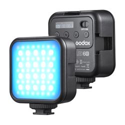 Godox LITEMONS LED6R RGB LED Video Light ladattava mini täyttövalo 3200K-6500K himmennettävä 13 valaistus