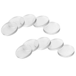 Glass Table Top støtfangere 20 mm Round Clear Non Adhesive gummi støtfangere Anti Slip Pads Clear For Glass