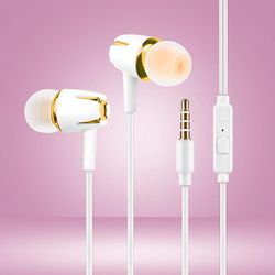 Unbrand Universal 3.5mm kabelforbundet støjreducerende stereo in-ear øretelefontelefon headset med mikrofon til Android-telefon pc musikopkald tilb...