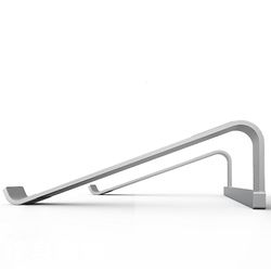 Justerbar aluminium bærbar stativ bærbar bærbar støtteholder for Macbook Pro Ipad Air Computer Tablet Riser kjølebrakett Justerbart sølv