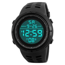 Gaoguang HONHX Luksus Mens Digital LED Watch Date Sport Menn Utendørs Elektronisk Watch Svart