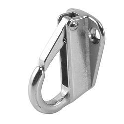 Meriveneen koukut ruostumattomasta teräksestä valmistettu jousi snap-tyyppinen kiinnityskoukkuripustin 1 kpl Hopea