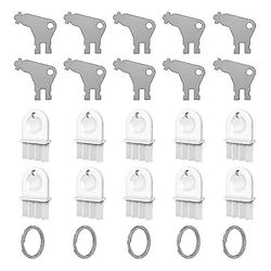 Paperipyyheannostelijan avain, 20pakkaus wc-paperin annostelija Paperiannostelijan avain yleinen vaihtoavain paperirullatyökalut Kuten