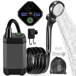 Kannettava retkeilysuihku 6000mAh ladattava sähköinen ulkopesupuhdistus