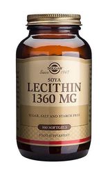 Solgar soija lesitiini (valkaisematon) 1360mg tablettia, 100