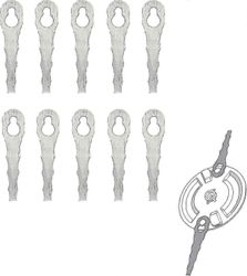 10kpl korvaavat ruohotrimmerin terät, ruohotrimmerin terät metallivolframiterästarvikkeet tai (sahalaitainen)