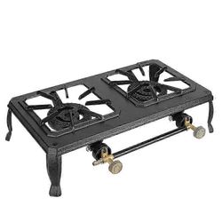 Kaksipolttinen valurautaliesi Monitoiminen retkikeitin keittiöön