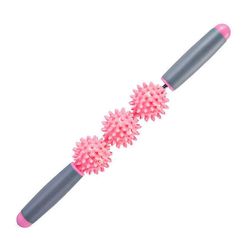 Silikone Muskel Afslapning Massage Pindsvin Kuglemassager Sport Yoga Roller Pink