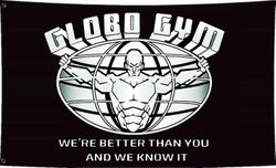 Globo Gym Dodgeball lippu Kirkas väri - Kuntoharjoitusliput QQZ148 150cmX240cm