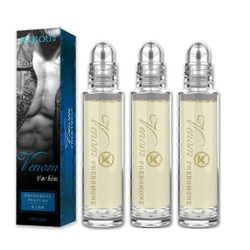 3kpl Venom Pheromone Tuoksu Hajuvesi Miehille/Naisille Pitkäkestoinen Stimuloiva 10ml