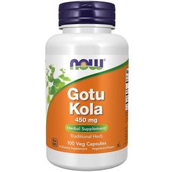 NOW Foods NU Livsmedel Gotu Kola 450mg kapslar 100