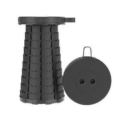 Päivitetty versio taitettava uloste, teleskooppinen uloste kaikille musta