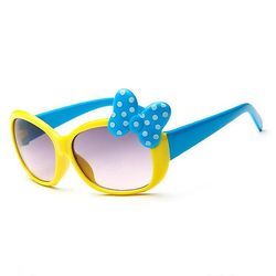 Fashion Kids udendørs solbriller Børn Cute Bowknot Briller Uv solbriller B