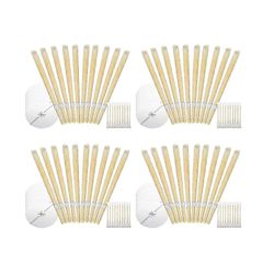 40 kpl mehiläisvahakorvakynttilöitä vahanpoistoon, 9 tuuman luonnolliset korvavahakynttilät korvakynttilöiden vahanpoistoon, korvakynttiläkynttilät...