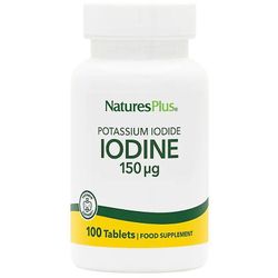 Nature's Plus kaliumjodidi 150mcg Joditabletit 100 (3371)