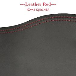 Til Kia Kx Cross Rio X-line 2017- 2020 Anti-slip lædermåtte Dashboard Cover Pad Solskærm Dashmat Beskyt tæppe Biltilbehør Leather-Red