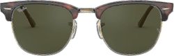 Riyan Ray-ban Rb3016 Clubmaster solbriller 51mm sort/brun/grøn