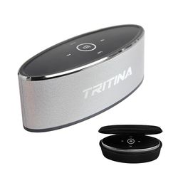 Ebox Tritina trådløs stereohøjttaler, berøringskontrol med modelys