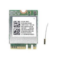 RTL8821CE 802.11AC 1X1 Wi-Fi+BT 4.2 -yhdistelmäsovitinkortti 915621-001 langaton Netowrk-kortti ProBookille Vihreä Valkoinen