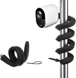 Joustava kierrekiinnitys Arlo Pro 4 Pro 3 Pro 2 Eufycam 2c Eufycam 1 ja 2 Arlo Ultra 4k Ultra 2 Arlo Baby Monitor und Arlo Go sisäkamera (musta 2p ...