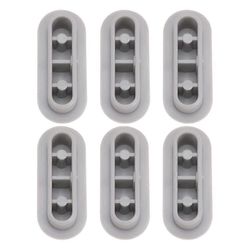 6kpl wc-istuimen puskuri wc-istuimen tiiviste wc-istuimen pehmustetyyny kotiin Harmaa 4.5X2CM