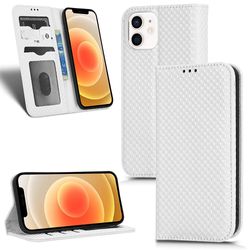 Kompatibel med Iphone 12 Premium Pu Leather Flip Folio-deksel med kortspor magnetisk lukkingsdeksel Hvit