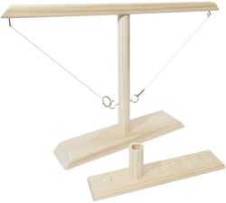 AIR Kroge Ring Kast Spil Tik Tok Legetøj Hook og Shot Ladder Gamek (Hvid)