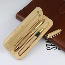Høj kvalitet bambus business gave pen sæt Pens and ballpoint pens