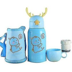 500ml Børns Thermos Krus med bærbare rygsæk og fritid krus, mad grade rustfrit stål