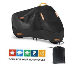 Moottoripyörän kansi UV-suojaava pölytiivis ulkona moottoripyörän vedenpitävä kansi intialaiselle FTR 1200 S Carbon / Rally Chief VINTAGille musta ...