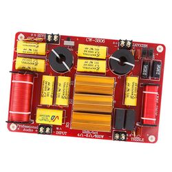3 tapa 600W kaiutin Crossover 3 yksikön äänisuodatin Taajuuden jakaja Hi / Mi / Lo