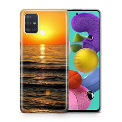 König Taske Mobiltelefonbeskytter til Samsung Galaxy A11 Case Cover Bag Kofanger Cases TPU Ny Solnedgang