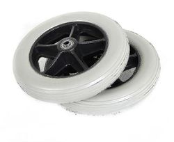 2kpl 7 tuuman sisäreiän halkaisija 8mm pyörän vaihto pyörätuoleille, rollaattoreille, kävelijöille ja muille